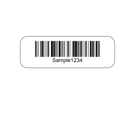 Nevs Consecutive Number w/Barcode Label 1/2" x 1-1/2" LSNR-B
